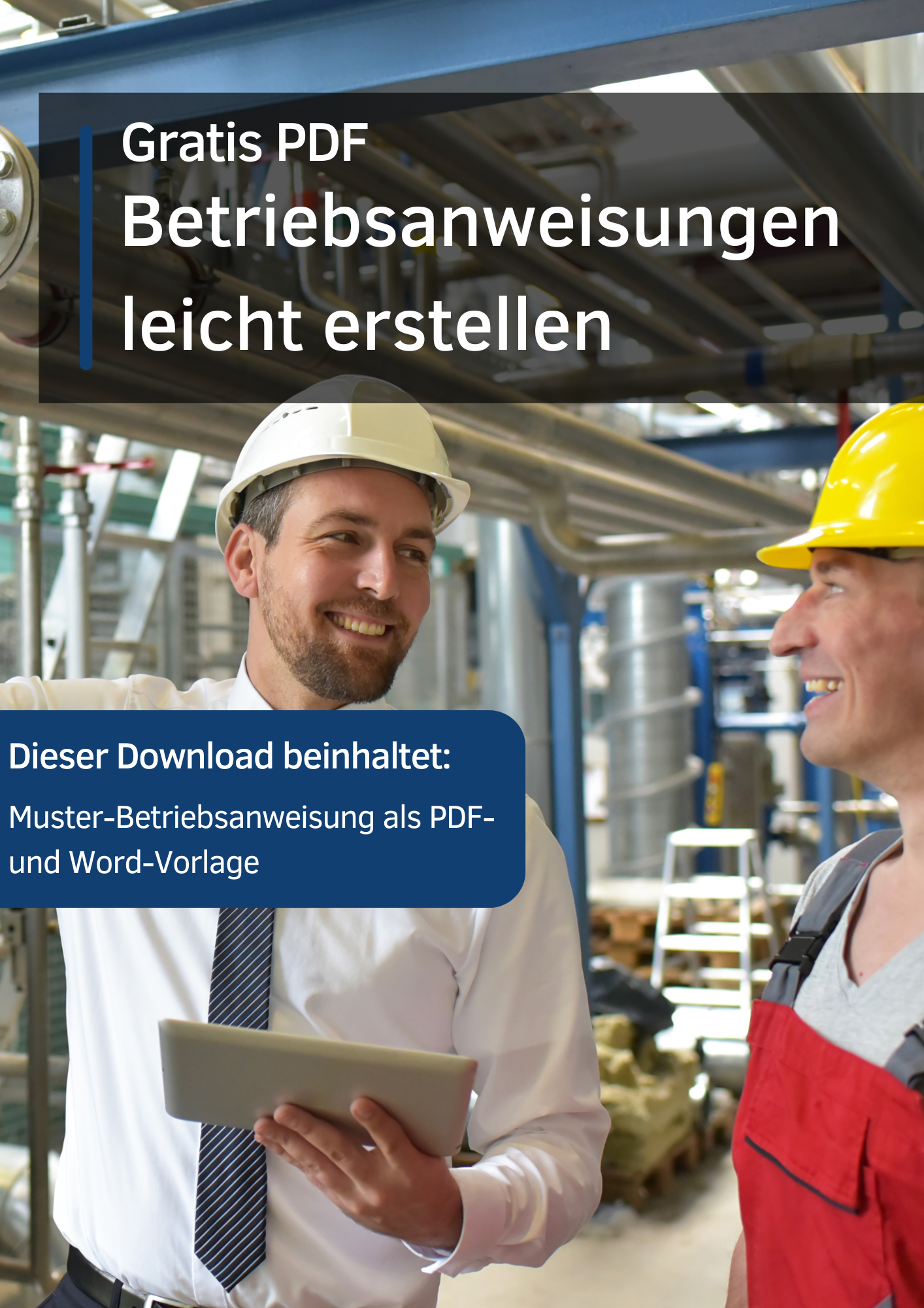 Cover Betriebsanweisung Muster