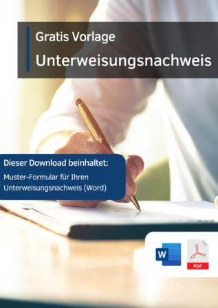 Unterweisungsnachweis unterweisungsnachweis